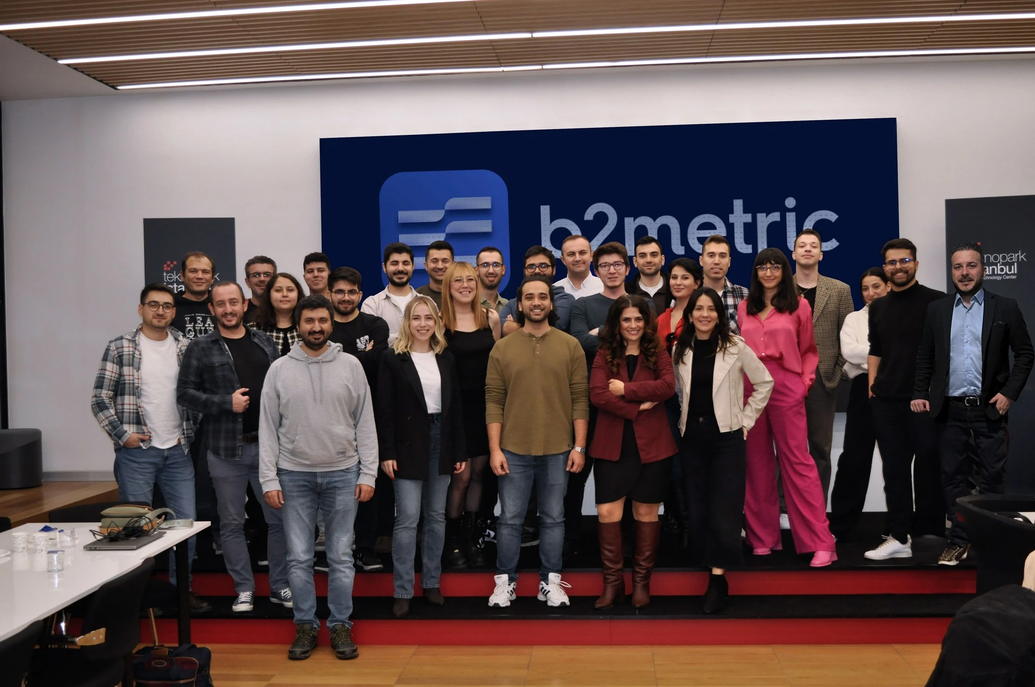 The B2Metric team at the Teknopark Istanbul office